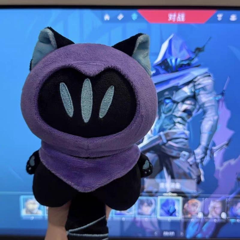 Cute Shadow Agent Plush Toy Soft Anime Stuffed Doll Birthday Gift Home Decor Collectible
