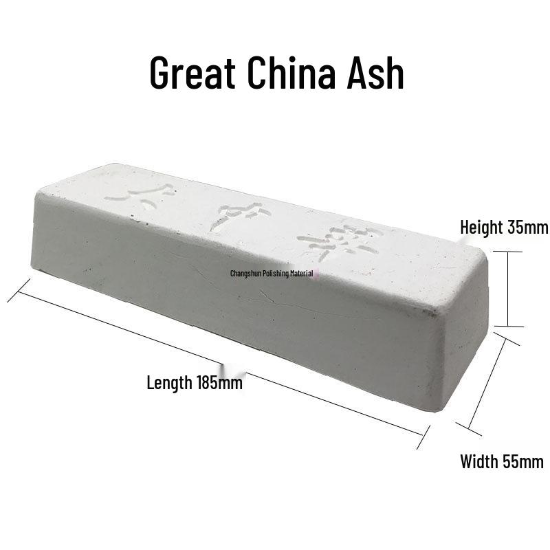 999 Great China Ash Wood Stainless Steel Polishing Paste for White Surface - Bright Shine with Green Wax
