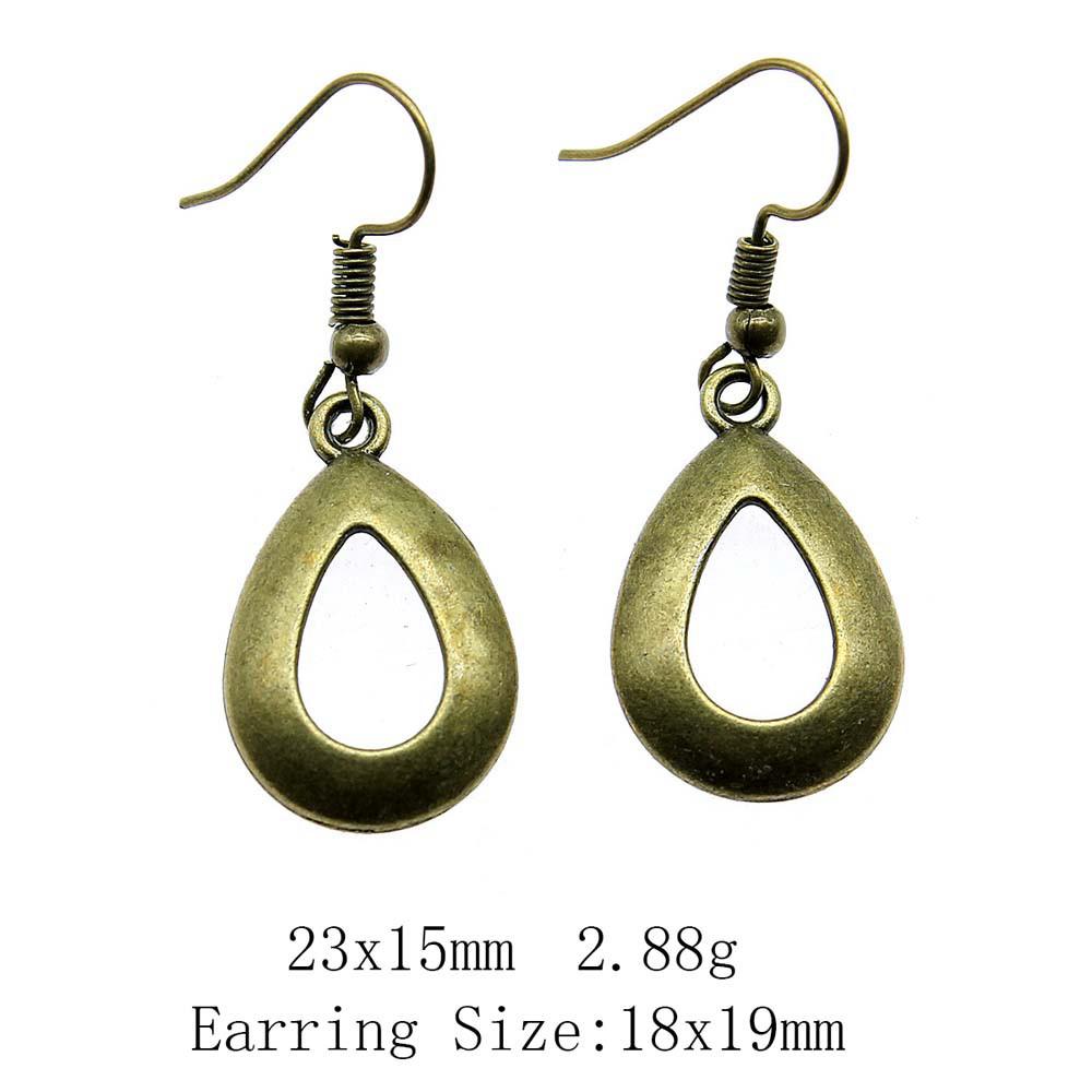 New Year's Day Earrings Women Geometric Water Drop Circle Drop & Dangle Earring Home Garden Party Earrings