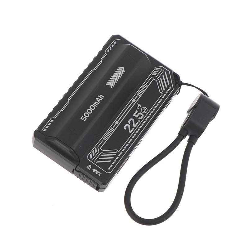 21700 Power Bank Case Pd 20W Fast Charging Detachable Diy Battery Case Built-In Cable Battery Box