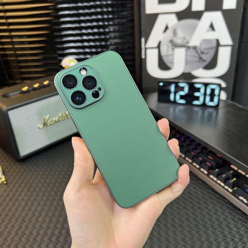 

Ультратонкий кожаный защитный чехол Hard Shell для Apple 13/14 Pro Max iPhone 15