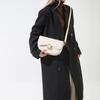 Stylish Winter Women's Saddle Bag Fashionable Crossbody Purse In Black Beige Pink Khaki