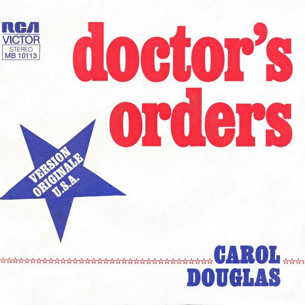 

7inch Record CAROL DOUGLAS Doctors Orders MB10113 RCA Victor 1974 France SoulFunk Used