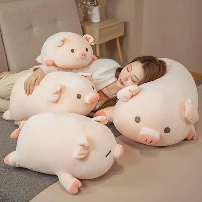 Cute Pig Plush Toy - Soft Papa Doll Pillow, Birthday Gift for Girls