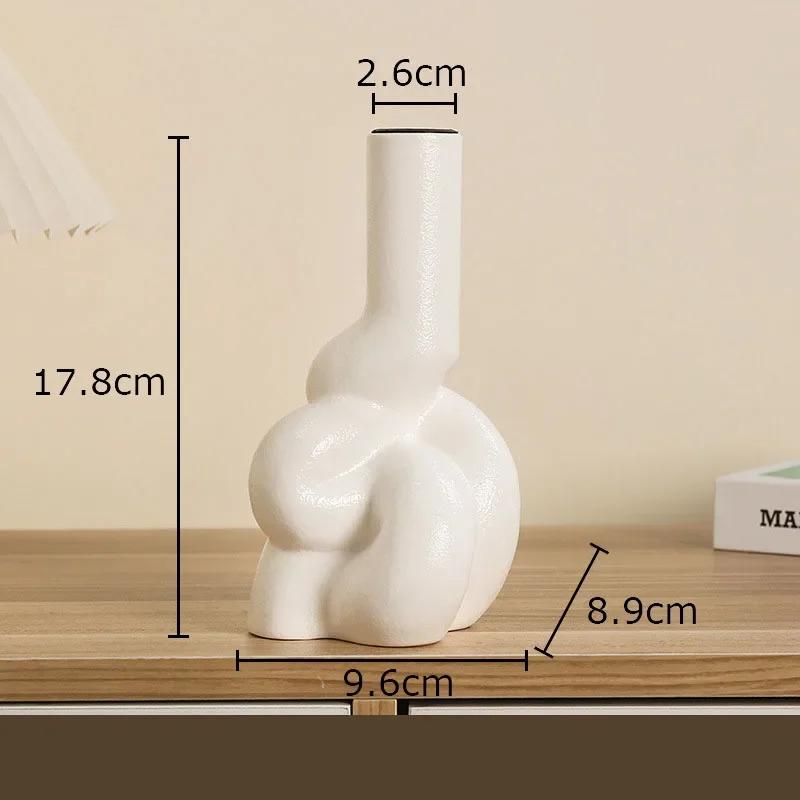Minimalist Design Ceramic Candle Holder Romantic Candlestick Desk Decoration Wax Melt Burner Creative Home Candle Holders