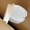 Apple Shape Denture Bath Box Case Dental False Teeth Storage Box With Hanging Net Container