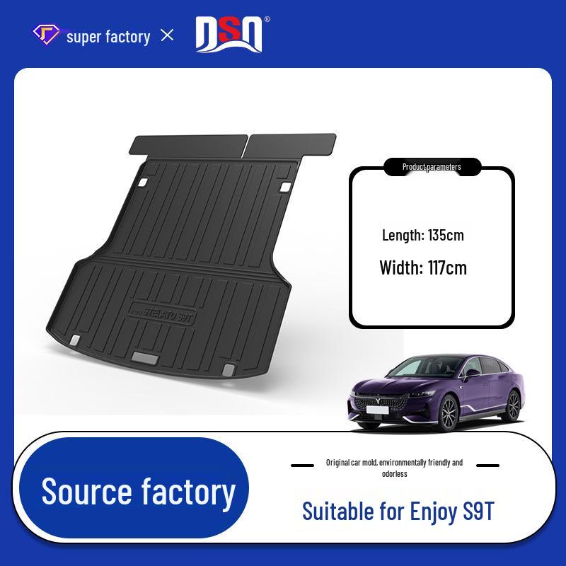 Eco-Friendly, Odorless TPE Trunk Mat for 2025 Hongqi S9T. TPE Material (Waterproof Bag)