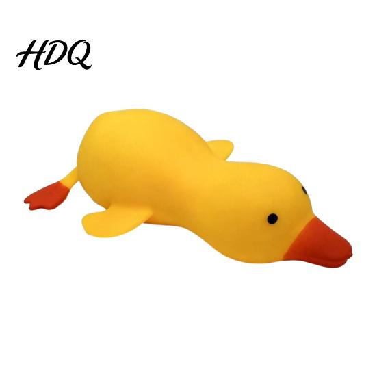 Hand Exercise Ball 1/2Pcs Giant Yellow Duck Squeeze Toy, Anxiety Relief Shape Portable Stress Reliever Sensory Soft Stretchy Farm Animal Toy Durable