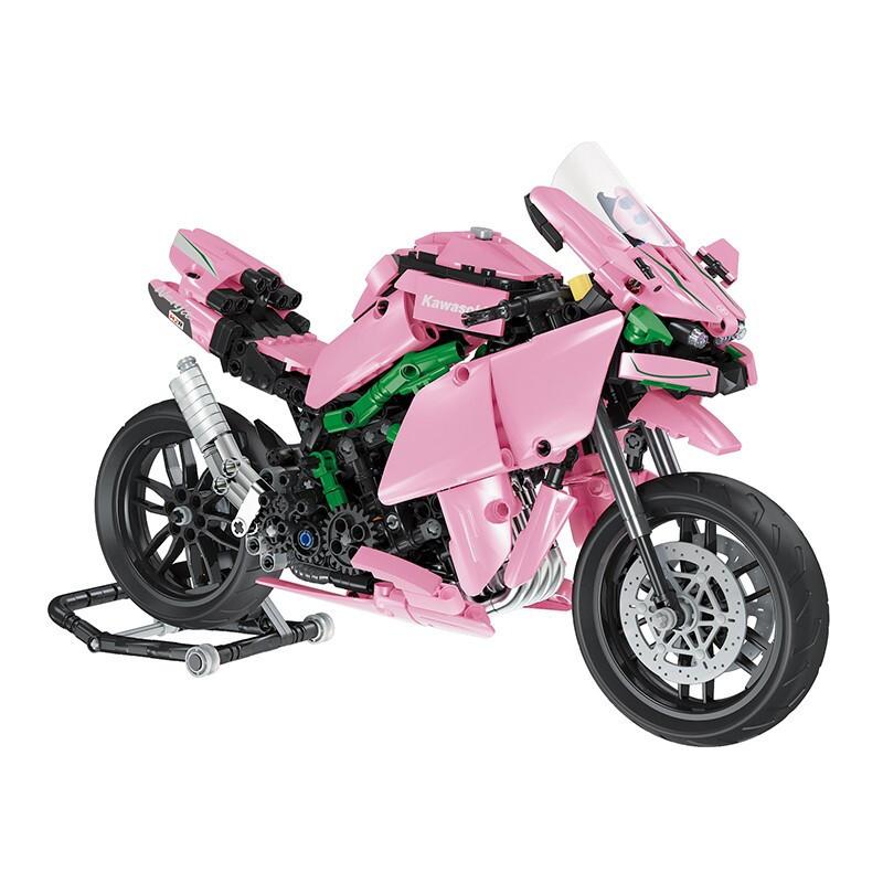 New 85001Technical H2R Motorcycle Building Blocks Speed Motorbike Racing Car Model Vehicle Toys Bricks for Kids Boy Gifts