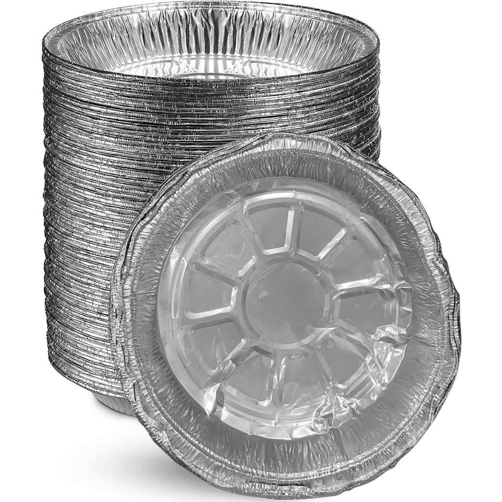 Fryer Tin Foil Tray, Household Circular Tin Paper Box, Baking Tray, Aluminum Foil Box, Tin Foil Bowl