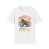 Dadzilla Father of the Monsters Trending T-Shirt | Retro Sunset Godzilla Tee