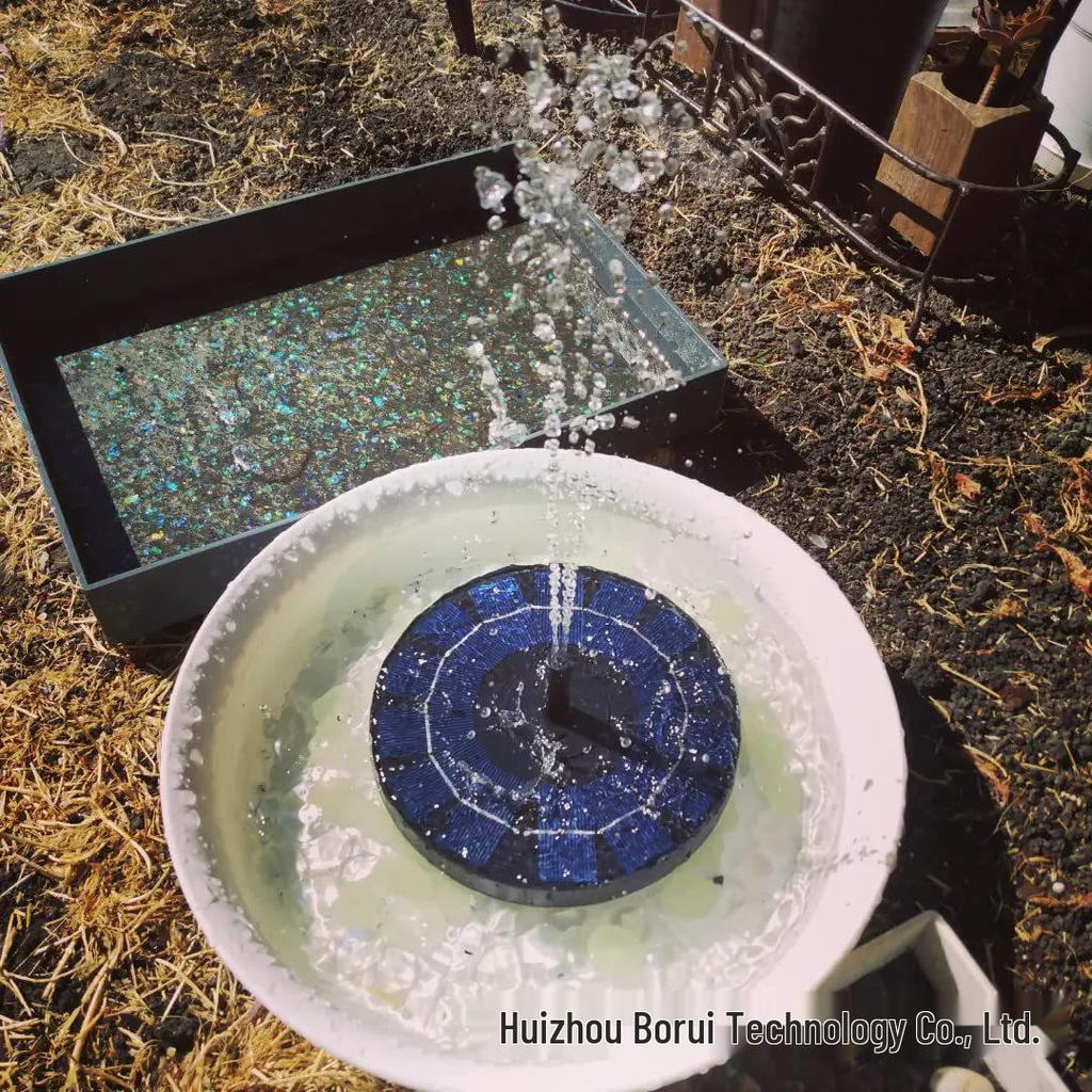 Luminous Solar Floating Water Pump - Outdoor Garden Fountain for Fish Ponds