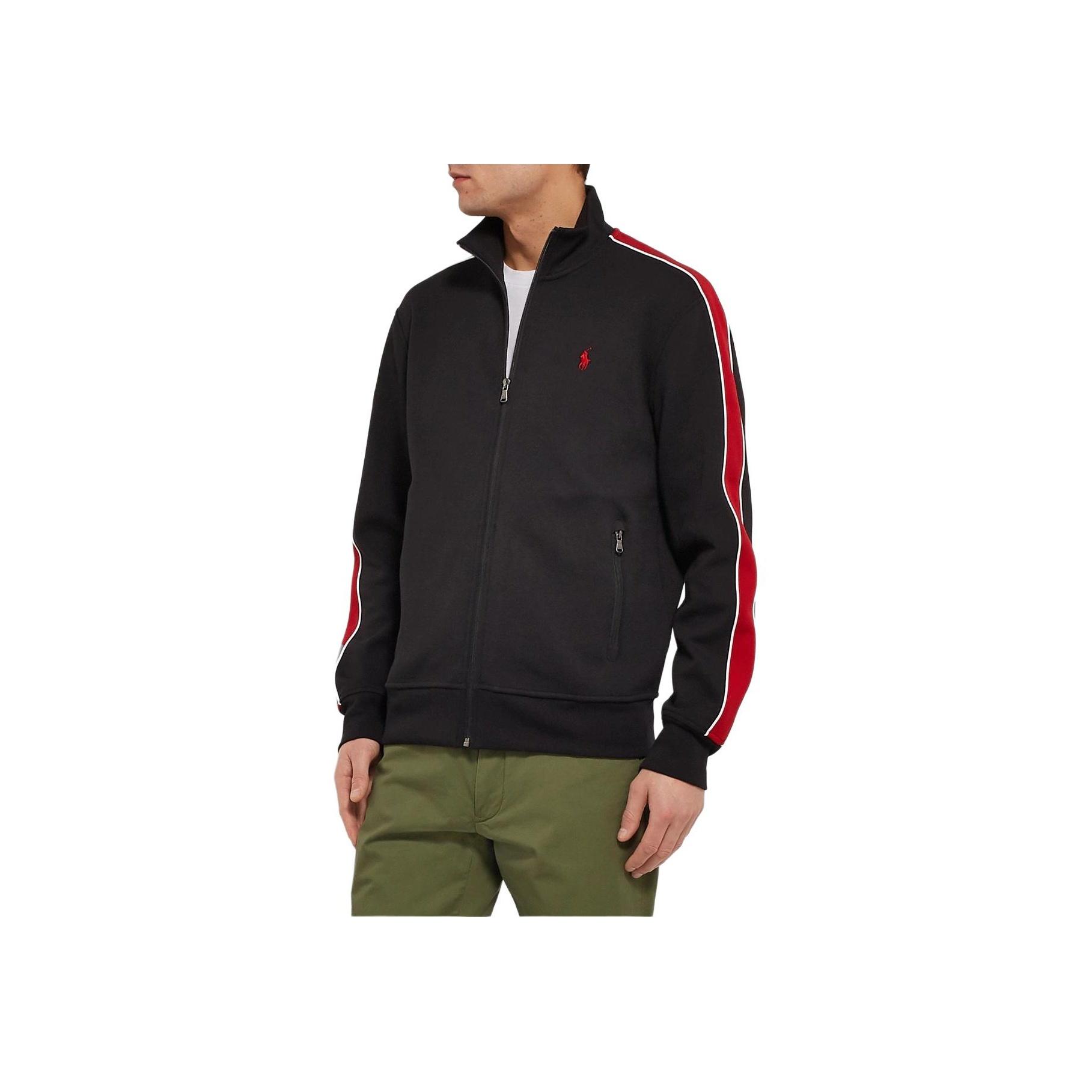 

Polo Ralph Lauren FW23 Куртка с вышивкой логотипа Pony, стойкой-воротником и длинными рукавами, мужская куртка, черная 710787746-001 S