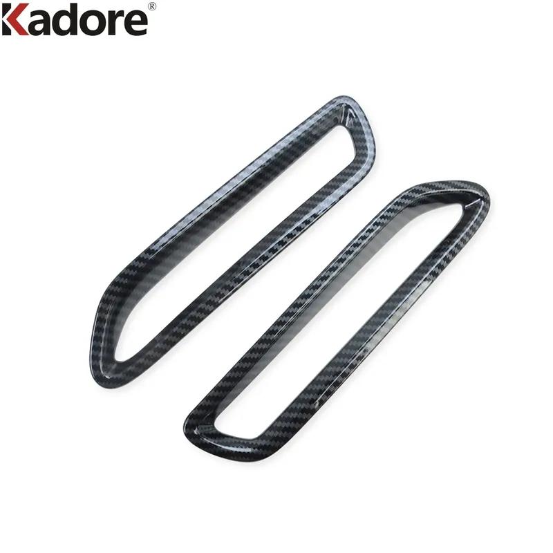 For Toyota Sienna Chrome Car Rear Fog Light Lamp Cover Trim Tail Foglight Bezel Garnish Trims Accessories