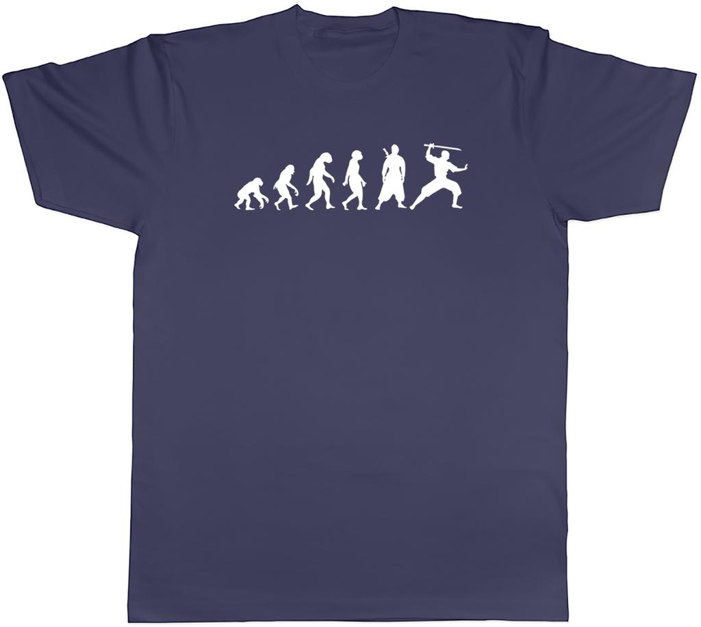 Evolution of Ninja Unisexs TShirt Martial Arts Shinobi Samurai Karate Unisex Tee