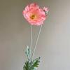 Fleurs Artificielles de Coquelicots Faux de 41,34 Pouces avec Longue Tige Coquelicots Artificiels Réalistes pour Vase au Sol Décoration Intérieure Maison Événement de Mariage