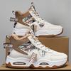 Snow Boots for Men, High-top Men's Winter Student Sports Skateboard Shoes, Fleece-lined Thickened Warm Cotton Shoes.