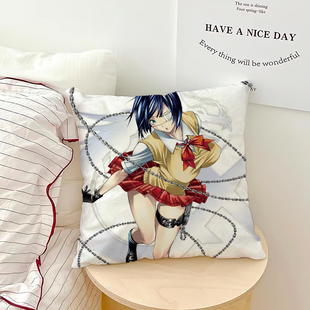 anime manga Ikki tousen Dragon D-Destiny Comfortable soft hogar pillowcase for Sofa Living Room Bed Home Decor Protective Covers