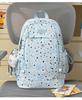Schoolbag Starry sky clear feeling milk blue middle and high school students backpack Korean in sweet vitality girl travel shoulder