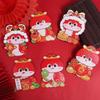 6pcs Hongbao Chinese New Year Red Pocket Laser Red Lucky Money Bag  Lunar New Year Gifts