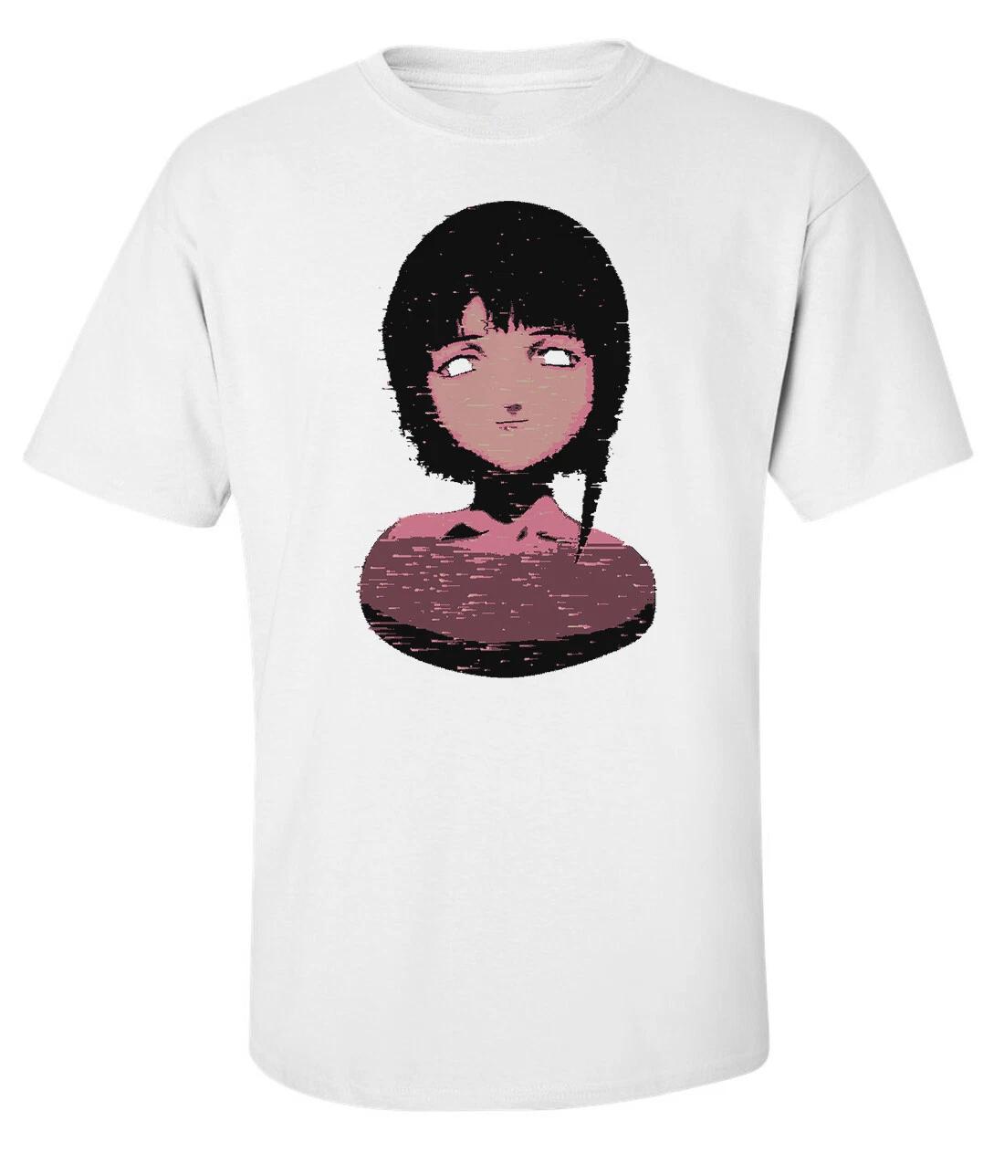 Serial Experits Lain Anime Girl Manga Printed Cotton T-shirt Top Tee 150