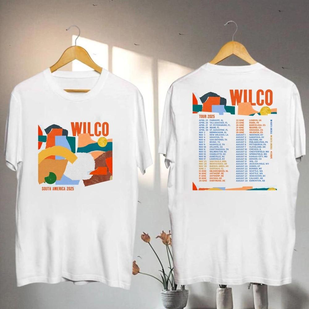 New WILCO SOUTH AMERICA 2025 TOUR Gift For Fans Unisex S-5XL Shirt SS1848 Unisex T-Shirt XXXXL