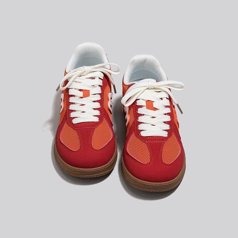 Couple shoes retro breathable women's autumn flat-bottomed women's casual sports board shoes low-top shoes
