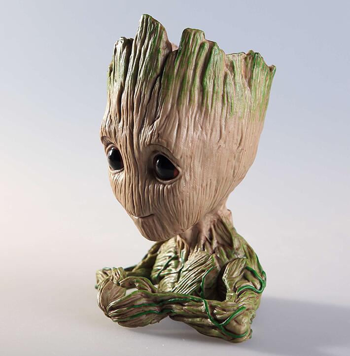 Groot Tree Man Potted Plant Model Action Figure Creative Desktop Ornament Toy