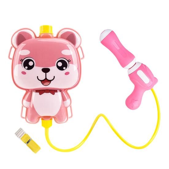 Cartoon Pull-Out Backpack Water Squirter for Kids Large Capacity Spray Toy for Summer Beach Pool Play Fun Outdoor Splash Game for Boy Girls