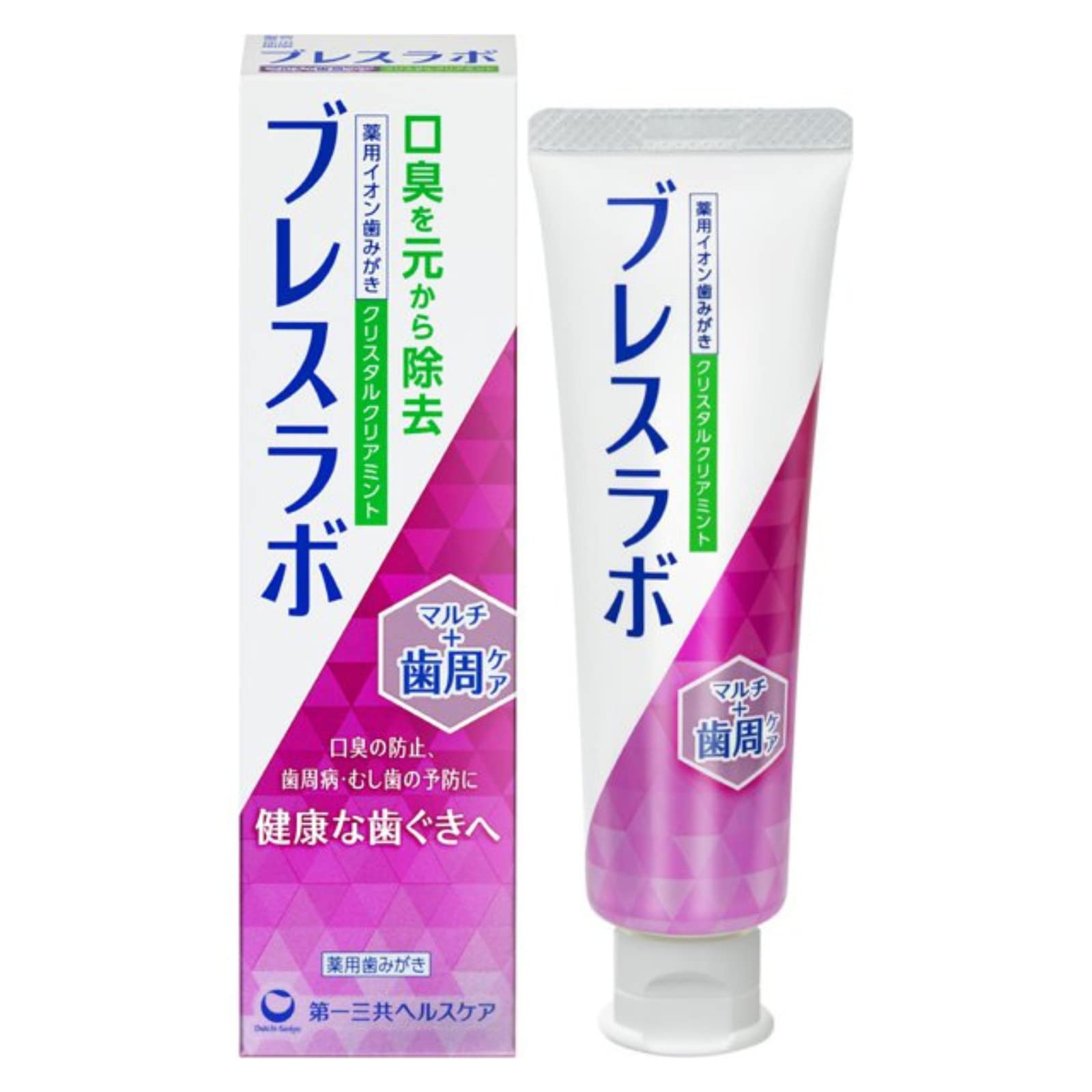 

Breath Labo Periodontal Care Medicated Toothpaste the Two Major Causes of Bad Crystal Clear with Cavities and Periodontal Disease Prevention Multi+