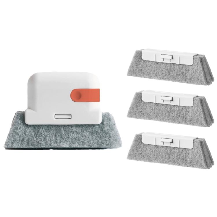 Comprehensive Window Sill and Track Cleaner Toolset, 3 Brushes for Dirt Removal In Tight Space 1