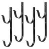 4 Sets Pool Pole Hanger Professional Aluminium Alloy Pool Holder Hook for Poles Brushes Vacuum Hoses Garden Tools