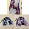 Cotton Doublesided Printed Gradient Scarves For Women Men With Warmth And Sun Protection