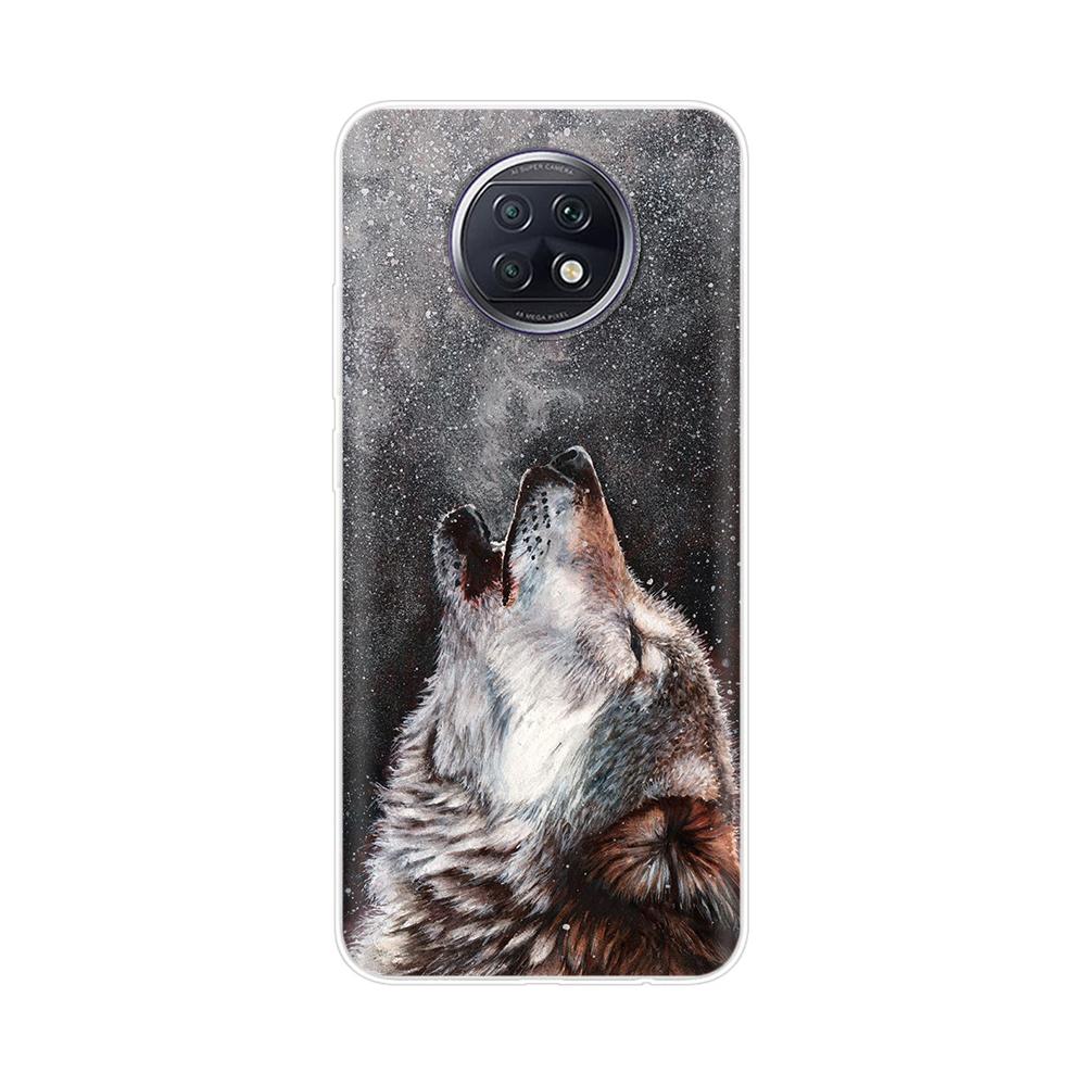 Fashion TPU Phone Case For Xiaomi Redmi Note 9T Soft Silicone Painting Case for Redmi Note 9T 5G Case Note9T 9 T coque flower