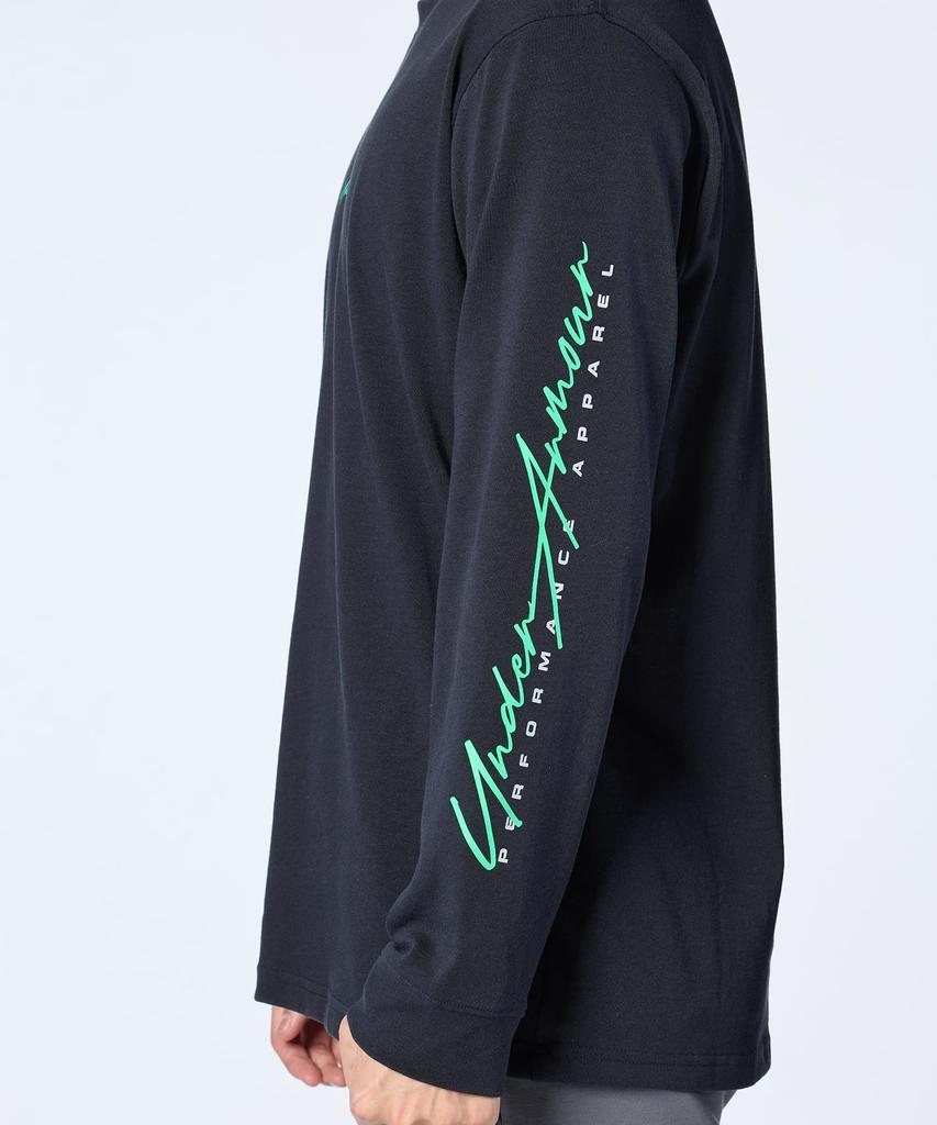 UA HW LS Black SM [Under Armour] //