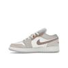 Air Jordan 1 Low SE GS Sail Archaeo Brown Buty dla Dzieci Kremowy Legendarny Jasnobrązowy Neutralnoszary HF1863-200