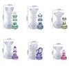 6Pcs/Set DIY Crystal Epoxy Resin Mold 3D Chess Piece Silicone Mould For Resin