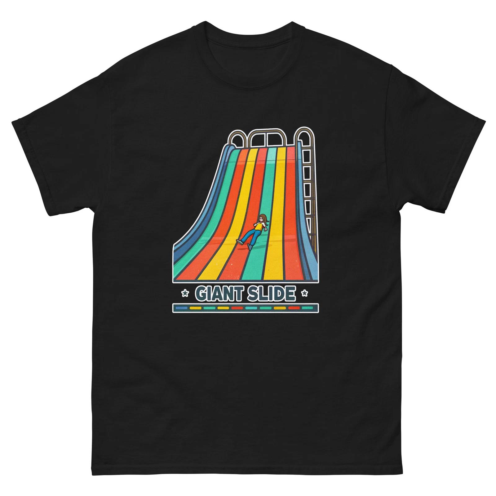 Giant Slide Carnival Fair Amusement Park T-Shirt 3XL