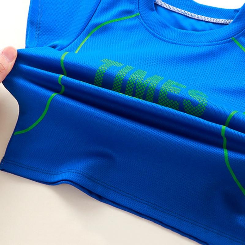 2Pcs/Set Children's Clothing Sets Boys Sports Casual Letter Print Short Sleeve Top + Short Pants Toddler Girls Clothes Baby Outfit Set Summer