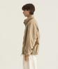 Oatmeal Cafe [Unisex] Cn Washed Windbreaker Jumper - Beige