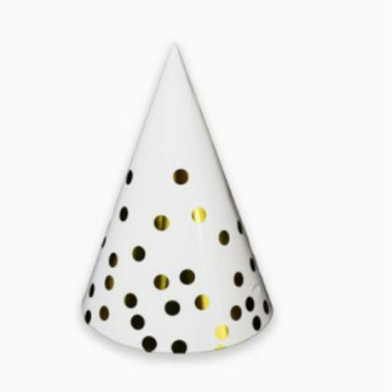 Polka Dot Birthday Party Disposable Tableware Set: Plates, Cups, Tablecloth, Banners