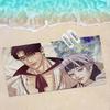 Pearl Boy BL Anime Microfiber Printed Beach Towel Mountain Climbing Yoga Beach Swimming Running Absorbent Soft Towel