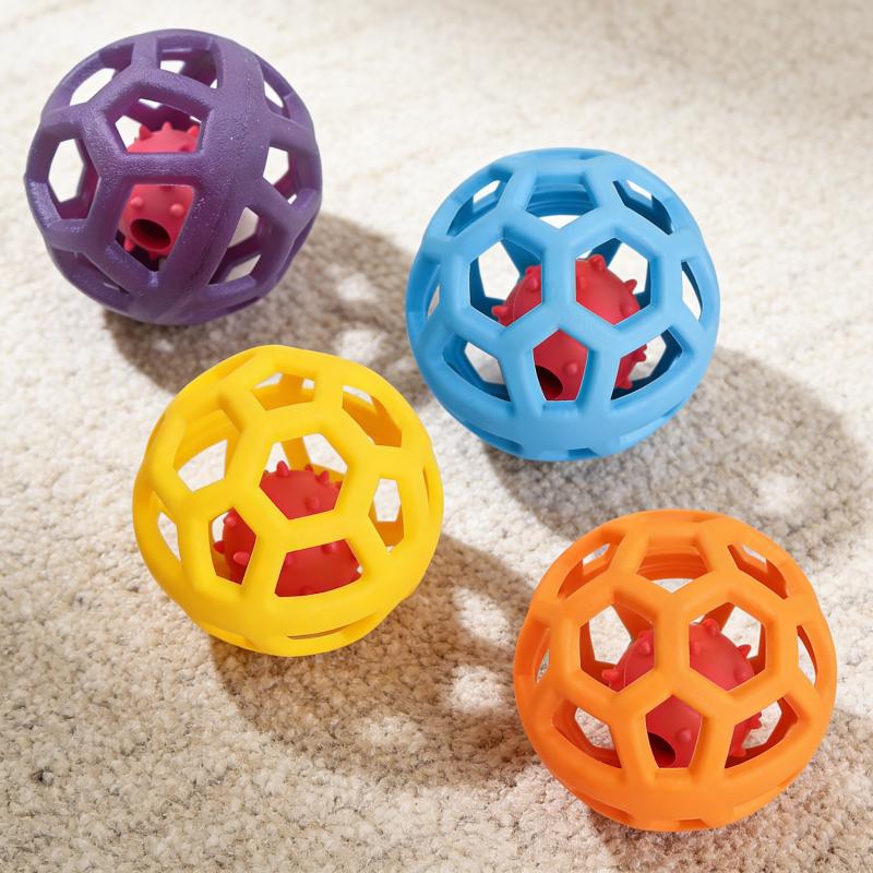 Tpr Hollow Out Training Ball Dog Play Toy Indestructible Pet Supplies Safe Dog Tough Toys Resistant Dogs Tooth Chew Puppy Toy