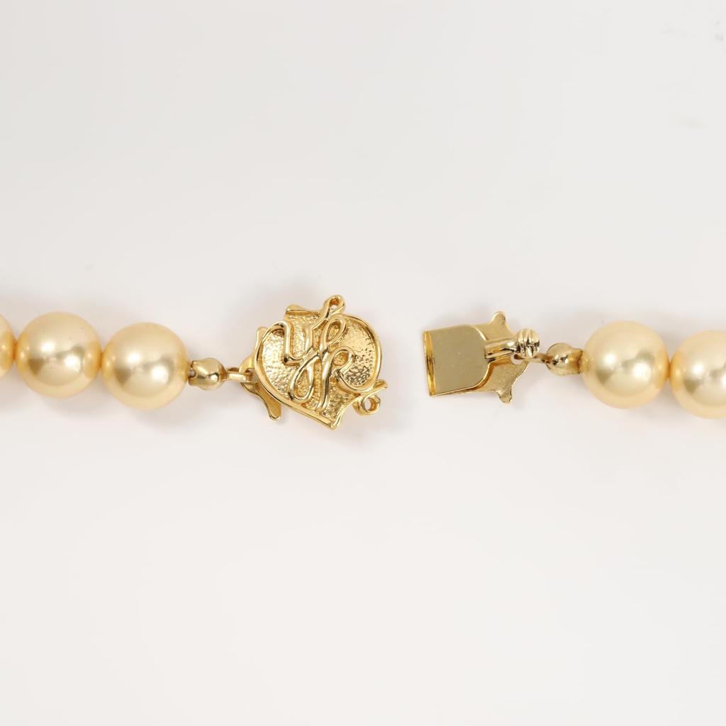 [MIONO] [Hergestellt von Yumi Katsura] Perlenkette 9 mm Yumisienne Gold Beliebt Damen Einfach Stilvoll für Formelle Anlässe Hergestellt in Japan