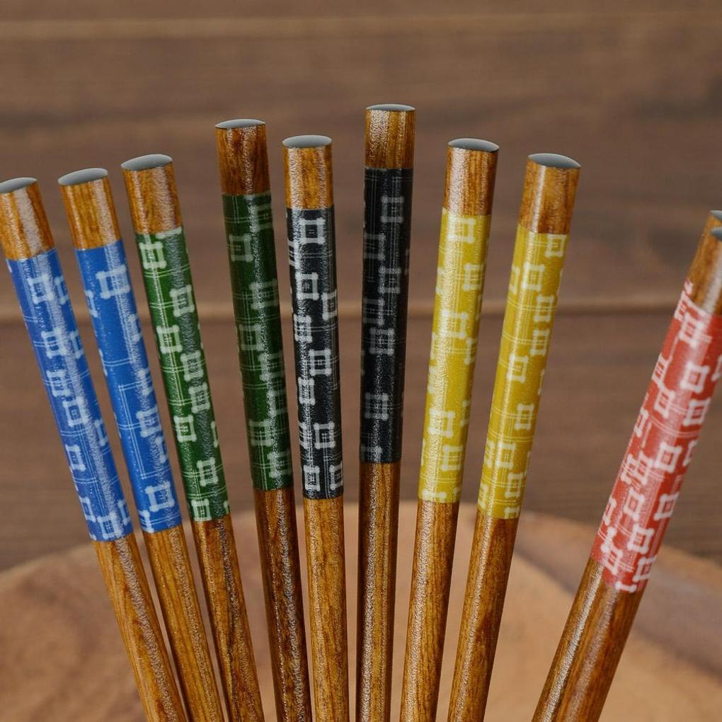 Oak Chopsticks Set for 5