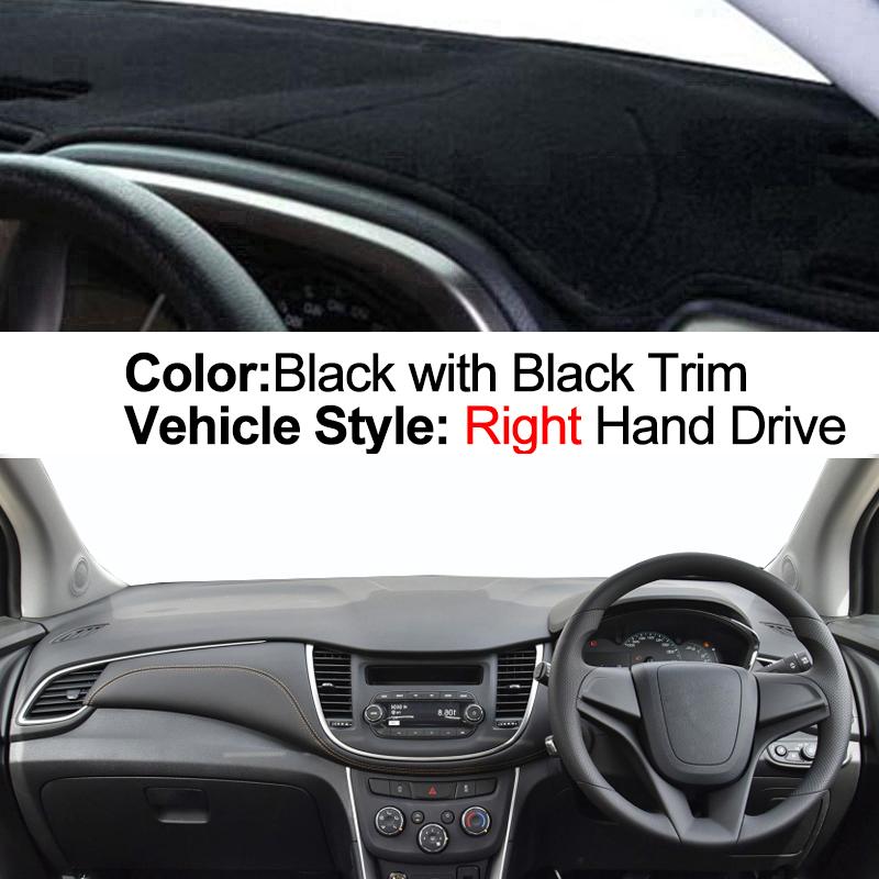 Auto Armaturenbrett Abdeckung Armaturenbrett Matte Teppich Umhang Für Chevrolet Chevy Trax Tracker 2017 2018 2019 2020 2026 Für Holden Trax 2017 - 2026