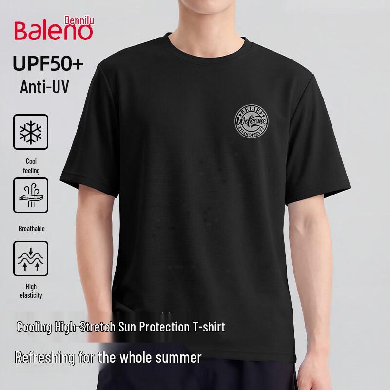 

Baleno Men s UPF50+ Ice Feel Breathable T-Shirt XL