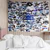 D-Dallas Cowboys Tapestry for Bedroom Aesthetic Classroom Tapestries Wall Hanging for Living Room Dorm Office,Ideal Creative Gift