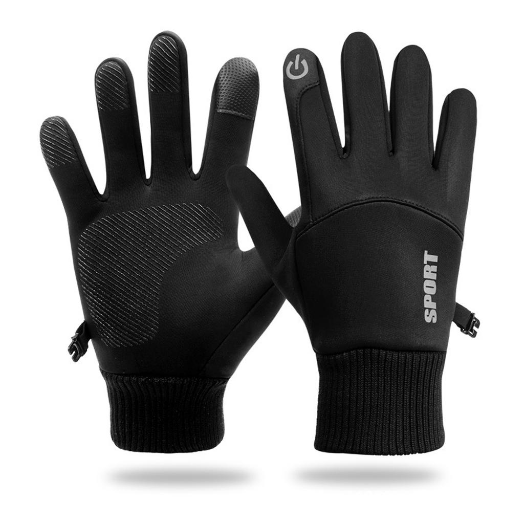 Winter Gloves Warm Touchscreen Gloves Running Driving Cycling Gloves Men Women-Size L