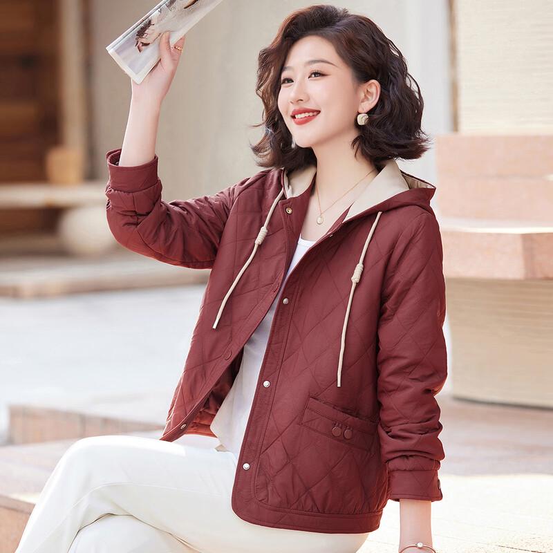 

Женская осенняя куртка с капюшоном в стиле ретро KAVON XL